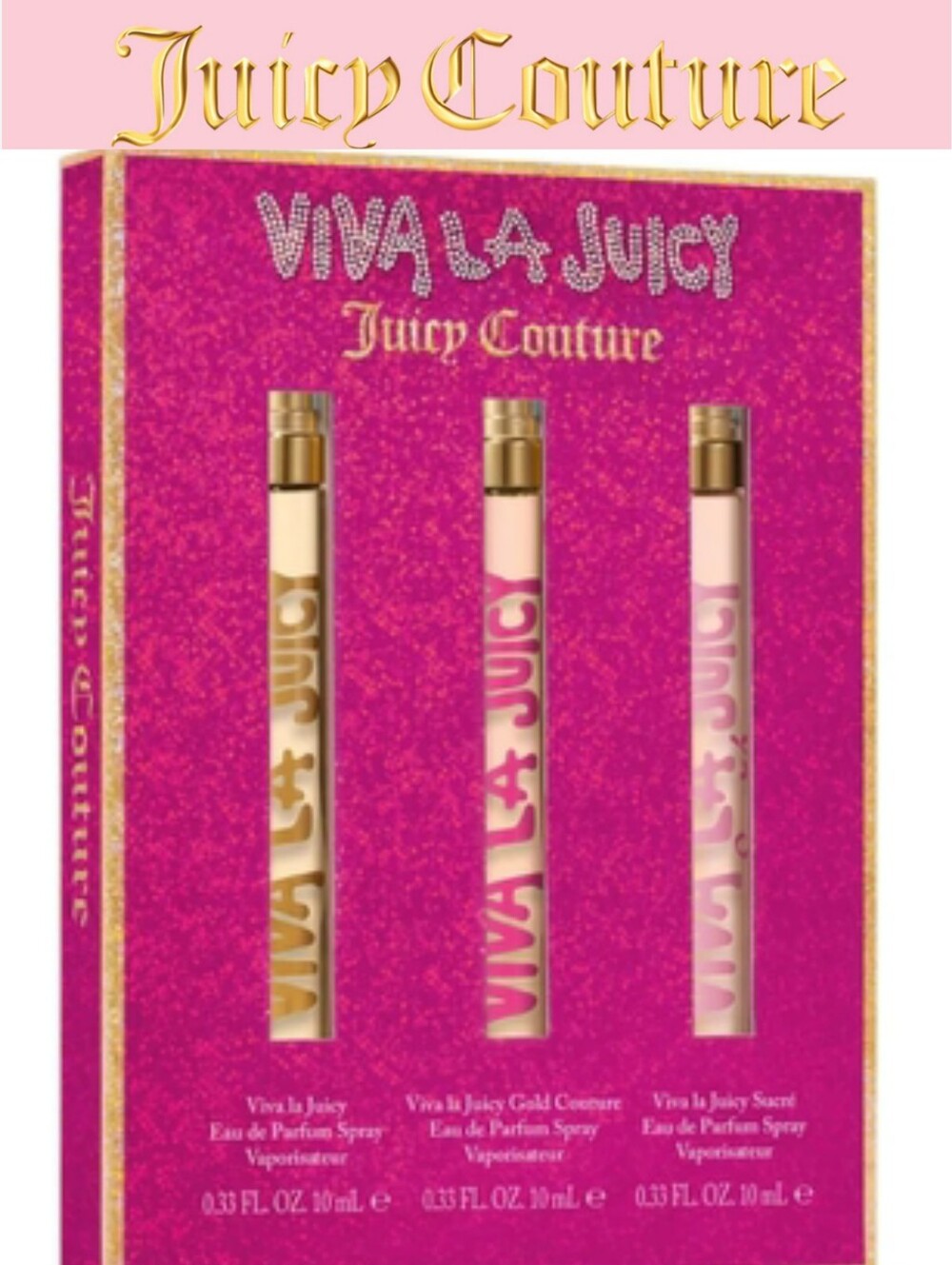 Juicy Couture Viva La Juicy 3-PC Travel Coffret Gift Set
